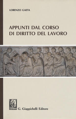 copertina Appunti dal corso di diritto del lavoro