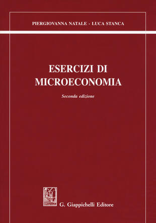copertina Esercizi di microeconomia