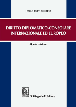 copertina Diritto diplomatico-consolare internazionale ed europeo