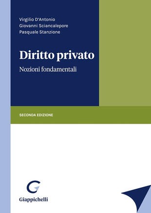 copertina Diritto privato. Nozioni fondamentali