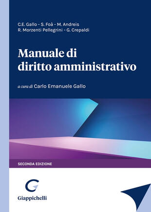 copertina Manuale di giustizia amministrativa