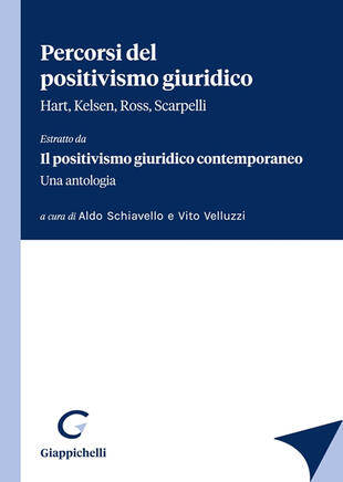 copertina Percorsi del positivismo giuridico. Hart, Kelsen, Ross, Scarpelli. «Estratto da Il positivismo giuridico contemporaneo. Una antologia»