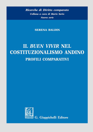 copertina Il «buen vivir» nel costituzionalismo andino. Profili comparativi