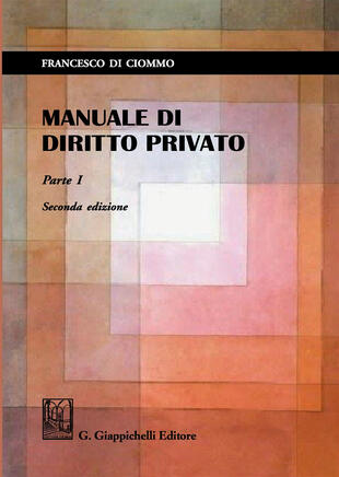 copertina Manuale di diritto privato