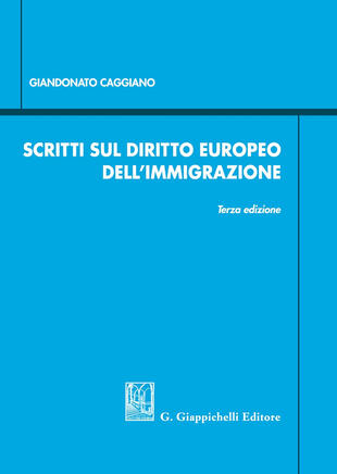copertina Scritti sul diritto europeo dell'immigrazione