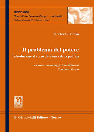 copertina Il problema del potere. Introduzione al corso di scienza della politica