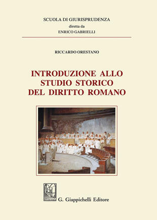 copertina Introduzione allo studio storico del diritto romano