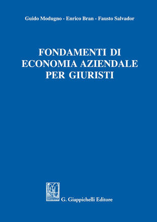 copertina Fondamenti di economia aziendale per giuristi