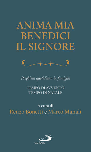 copertina Anima mia, benedici il Signore. Preghiera quotidiana in famiglia. Tempo di Avvento. Tempo di Natale