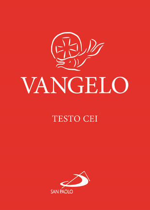 copertina Vangelo. Testo CEI. Rosso. Ediz. plastificata