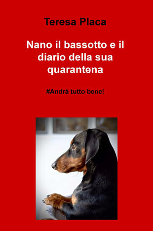 copertina Nano il bassotto e il diario della sua quarantena. #andrà tutto bene!