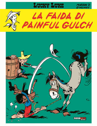 copertina La faida di Painful Gulch. Lucky Luke