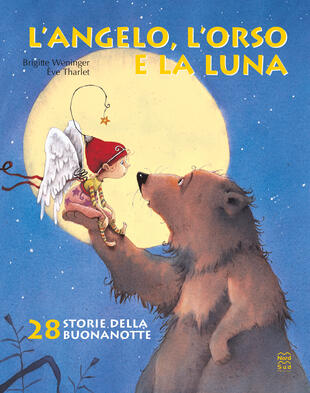 copertina L'angelo, l'orso e la luna. Edizione illustrata