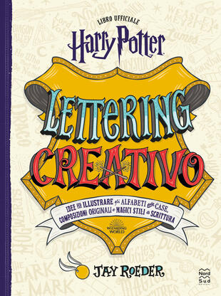 copertina Harry Potter. Lettering creativo