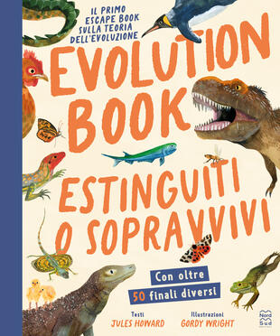 copertina Evolution book. Estinguiti o sopravvivi
