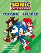 copertina Sonic the Hedgehog. Colora con gli sticker