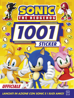 copertina Sonic the Hedgehog. 1001 sticker