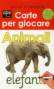 copertina Animali. Carte per giocare. Con gadget.