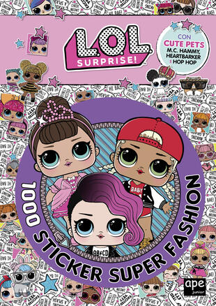 copertina L.O.L. Surprise  1000 sticker super fashion