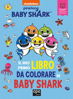 copertina Il mio primo libro da colorare di Baby Shark