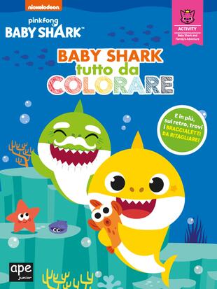 copertina Baby Shark tutto da colorare