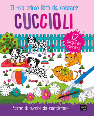 copertina Cuccioli - Il mio primo libro da colorare