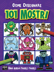 copertina Come disegnare 101 mostri