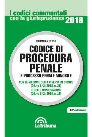 copertina Codice di procedura penale e processo penale minorile