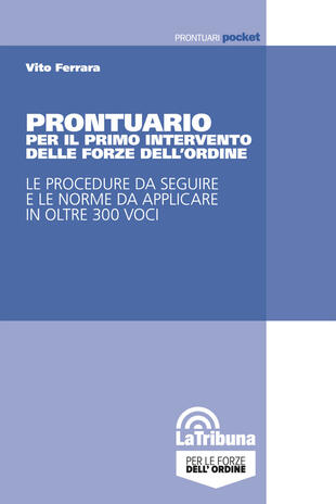copertina Prontuario per il primo intervento delle forze dell'ordine