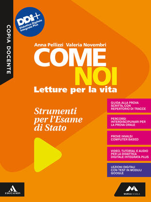 copertina Come noi. Esame di Stato. Per la Scuola media. Con e-book. Con espansione online