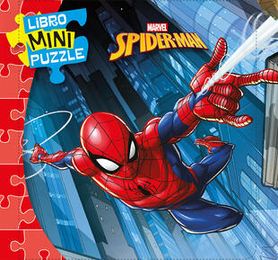 copertina Spiderman. Libro mini puzzle