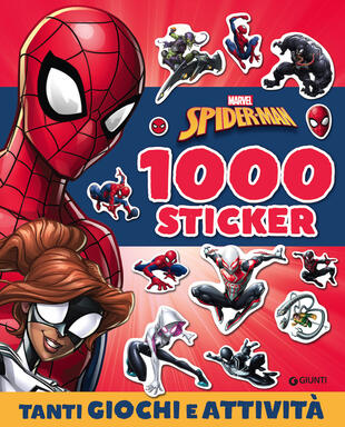copertina Spiderman. 1000 stickers. Tanti giochi e attività. Con adesivi. Ediz. a colori