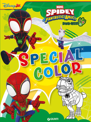 copertina Dino-Webs. Spidey e i suoi fantastici amici. Special color. Ediz. a colori