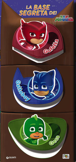 copertina La base segreta dei Pj Masks. Con adesivi