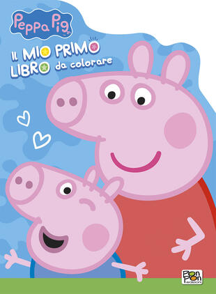 copertina Il mio primo libro da colorare. Activity book. Maxy color. Peppa Pig. Ediz. a colori