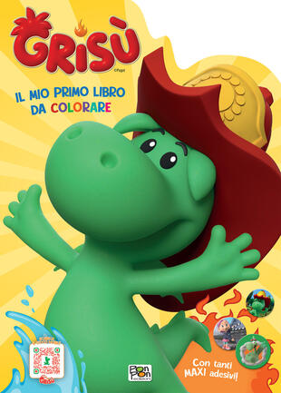 copertina Il mio primo libro da colorare. Grisù. Ediz. a colori