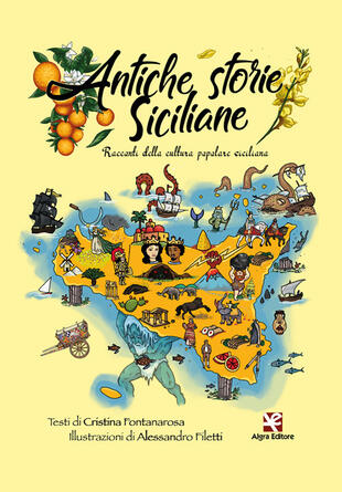copertina Antiche storie siciliane. Racconti della cultura popolare siciliana