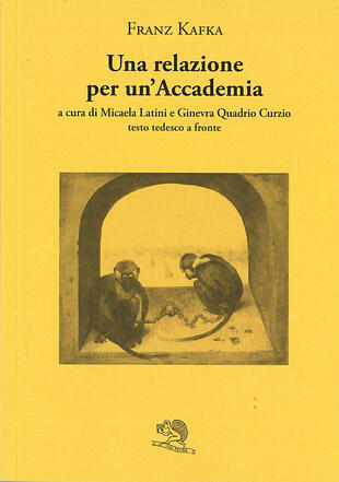 copertina Una relazione per un'Accademia. Testo tedesco a fronte