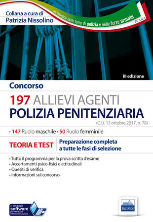 copertina Concorso 197 allievi agenti polizia penitenziaria