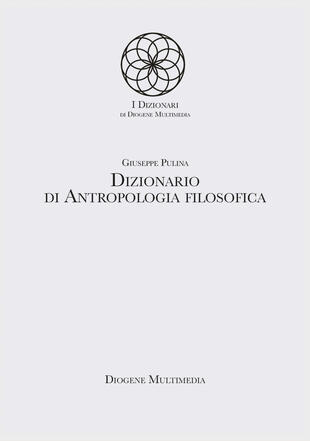 copertina Dizionario di antropologia filosofica
