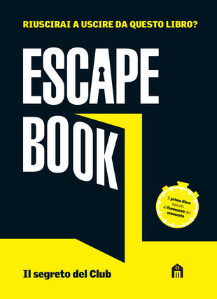 copertina Escape Book - Il segreto del Club