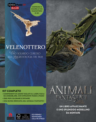 copertina Incredibuilds Animali Fantastici - Velenottero. Nuova edizione