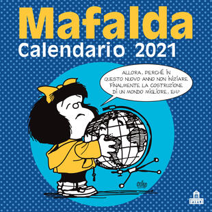 copertina Mafalda. Calendario da parete 2021