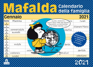 copertina Mafalda. Calendario della famiglia 2021