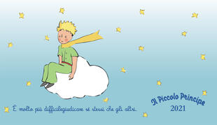 copertina Il Piccolo Principe. Agenda orizzontale 2021
