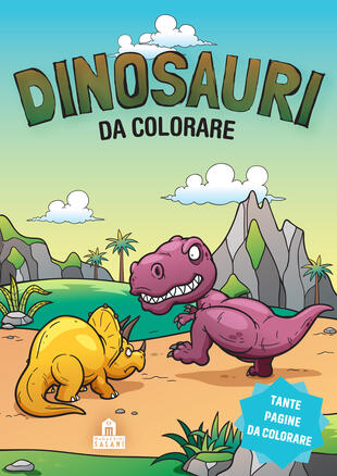copertina Dinosauri da colorare
