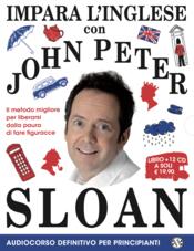 copertina Impara l'inglese con John Peter Sloan - Audiocorso definitivo per principianti (12 CD + libro)