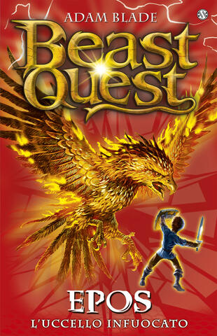 copertina Beast Quest 6. Epos. L'uccello infuocato