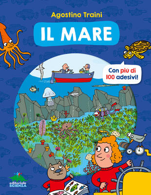 copertina Il mare. Con più di 100 adesivi! Ediz. a colori