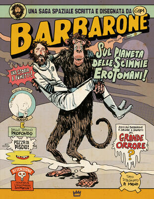 copertina Barbarone sul pianeta delle scimmie erotomani